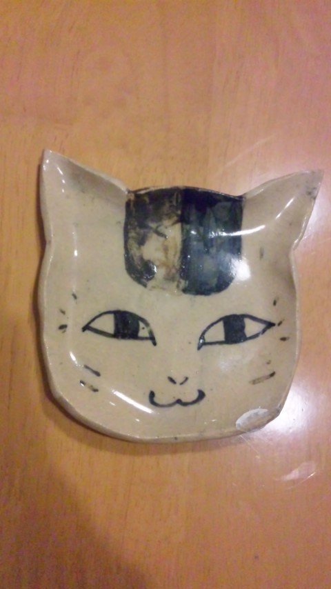【焼いてみた】ニャンコ先生小皿