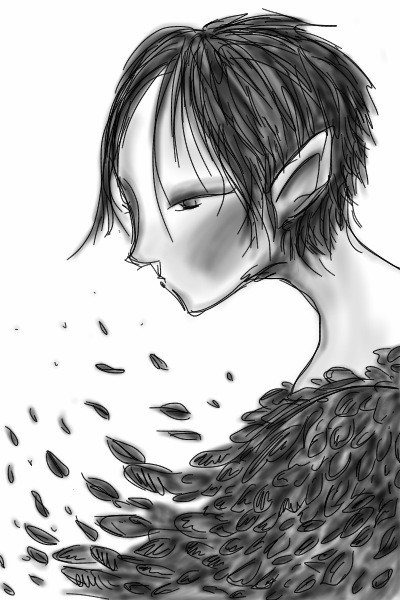 Elf Boy with Wings (Shaded)