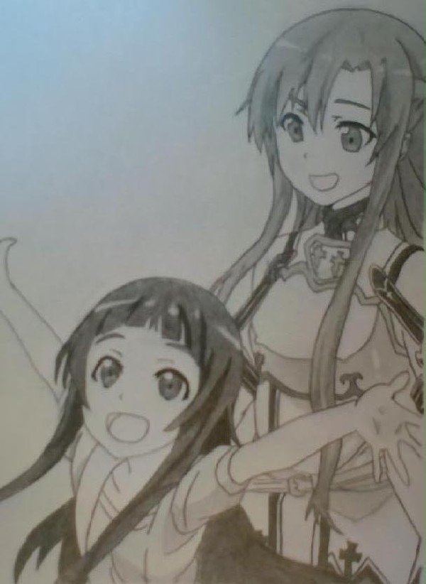 ソードアートオンライン　アスナとユイ