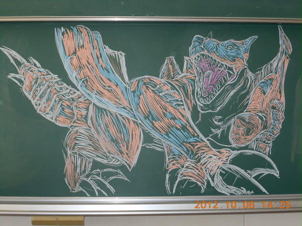 黒板　ティガレックス
