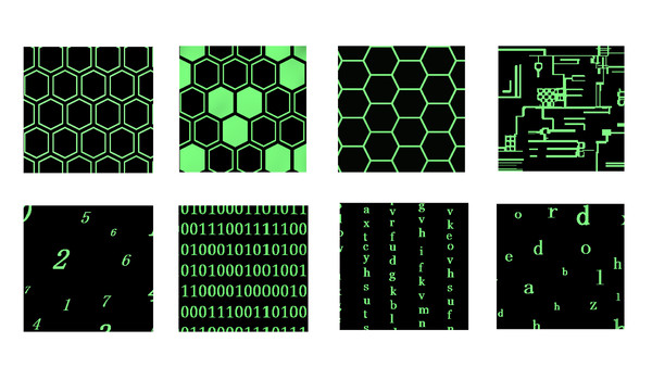 【SAI テクスチャ】サイバー風パターン