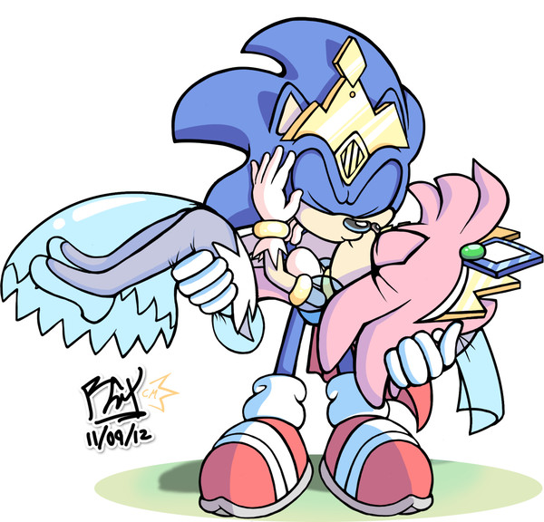 King Sonic and Queen Amy