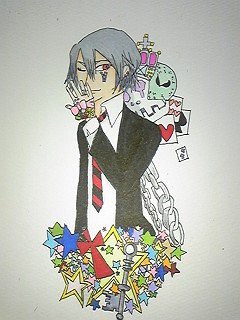 装飾男子
