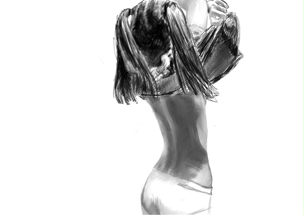 试作 背影
