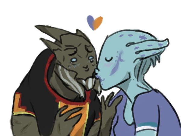 turian + asari