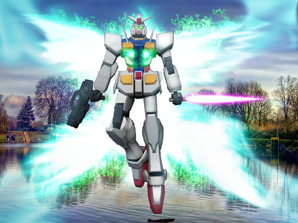 GN-000 Oガンダム（実戦配備型）GNフェザー