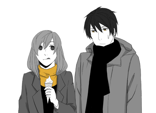冬にアイス