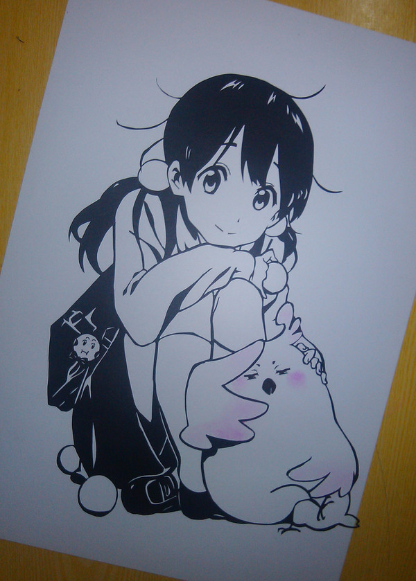 『切り絵』 北白川たまこ