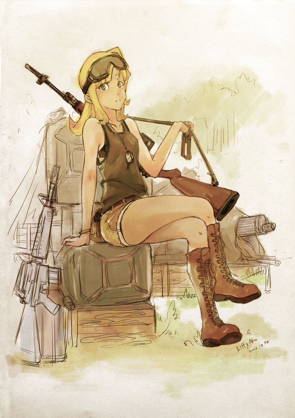 萌え化のM14