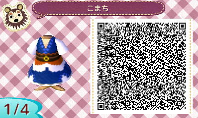 どう森QRコード　小野塚小町
