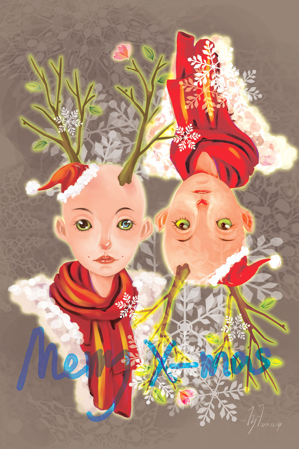 Christmas dear-boy