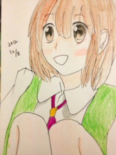花とハリネズミ
