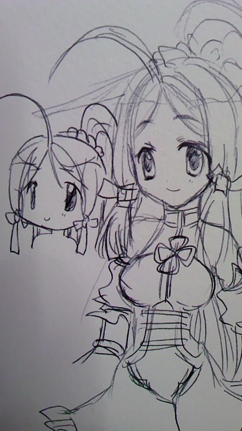 初描きアラちゃん