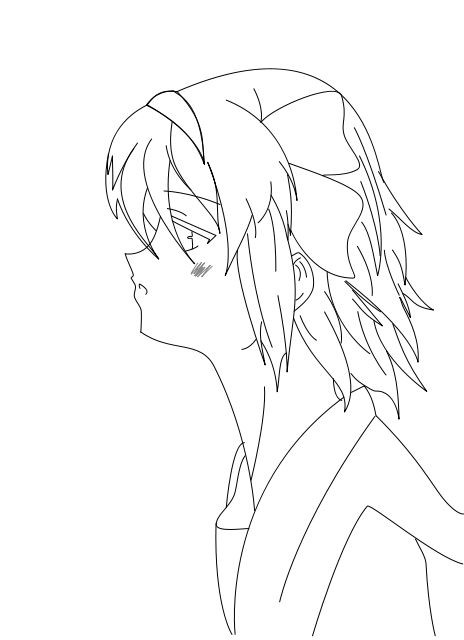 線画にしてみた