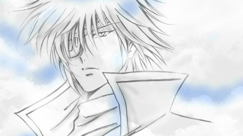 筆頭、ラフに描いてみた