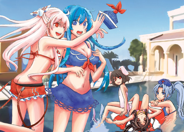 夏だ！！プールだ！！東方だぁー！！水着だぁぁぁぁあー！！！！