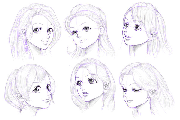 ゼロからの絵の練習（10）顔のパーツ/鼻/色々な鼻の描き方
