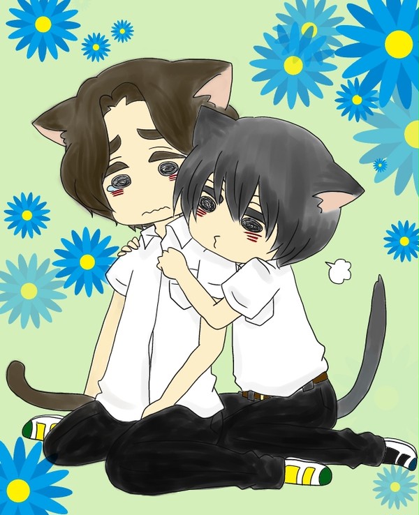 荒井さんと風間さん（猫耳注意）