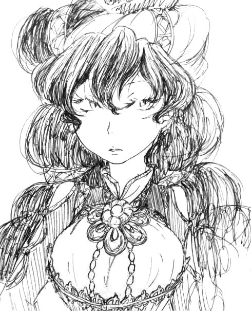 アイシェさんとバヤジットさんを描いてみた