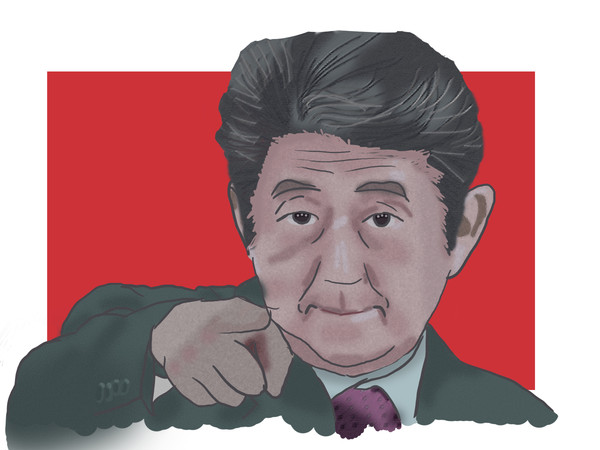 新聞の安倍さん