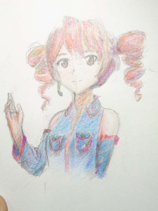 重音テト色鉛筆