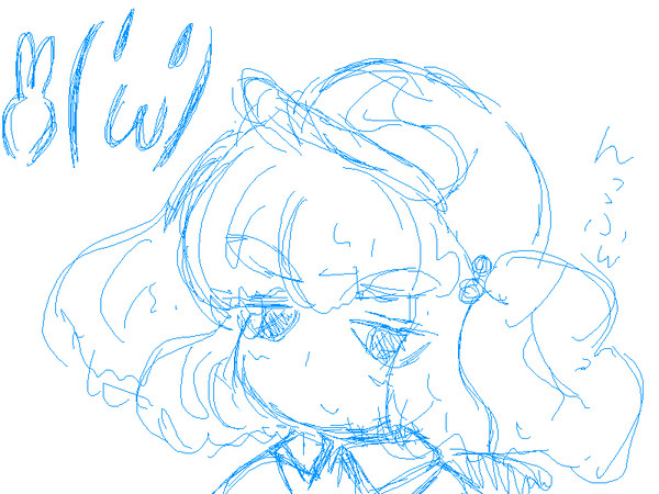 三分で描いたにとり