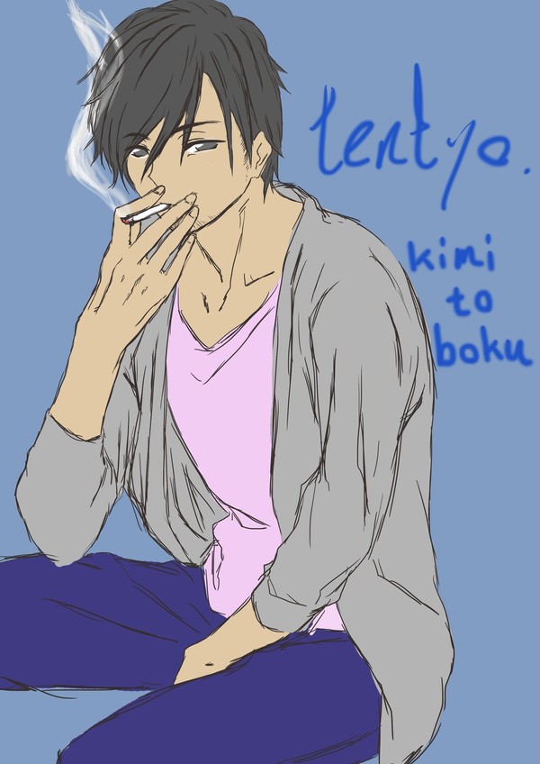 君と僕。店長　（落描き）