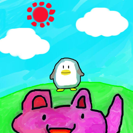 うさぎとペンギン