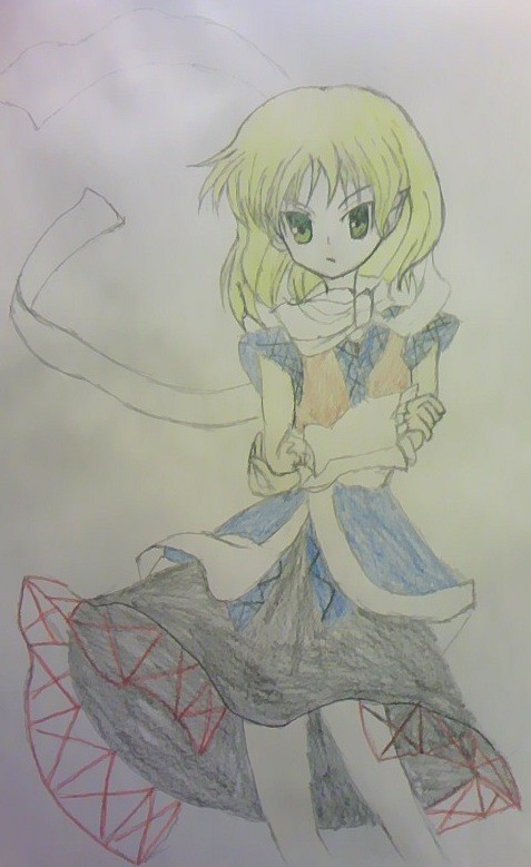 画力向上のためにアナログでパルスィを描いてみた