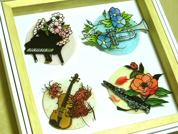 【切り絵】四季　～quartet～