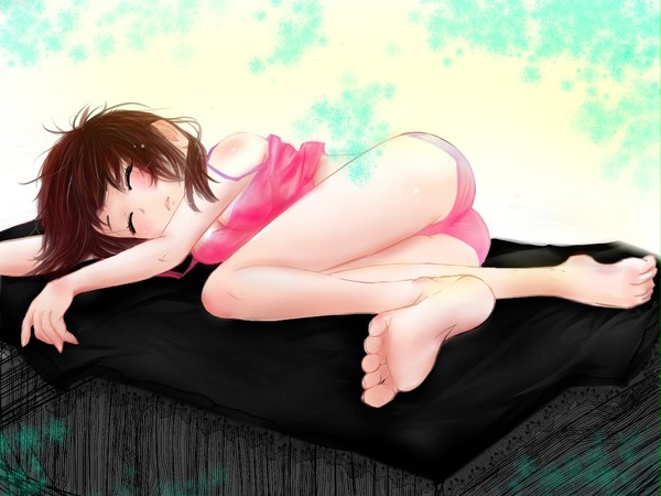 寝顔