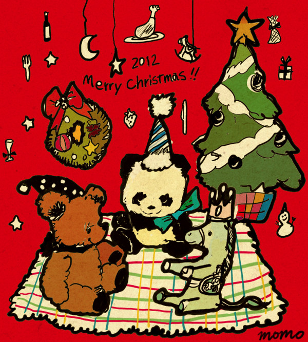 クリスマスの落書き