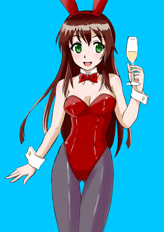 クリスマス風バニー