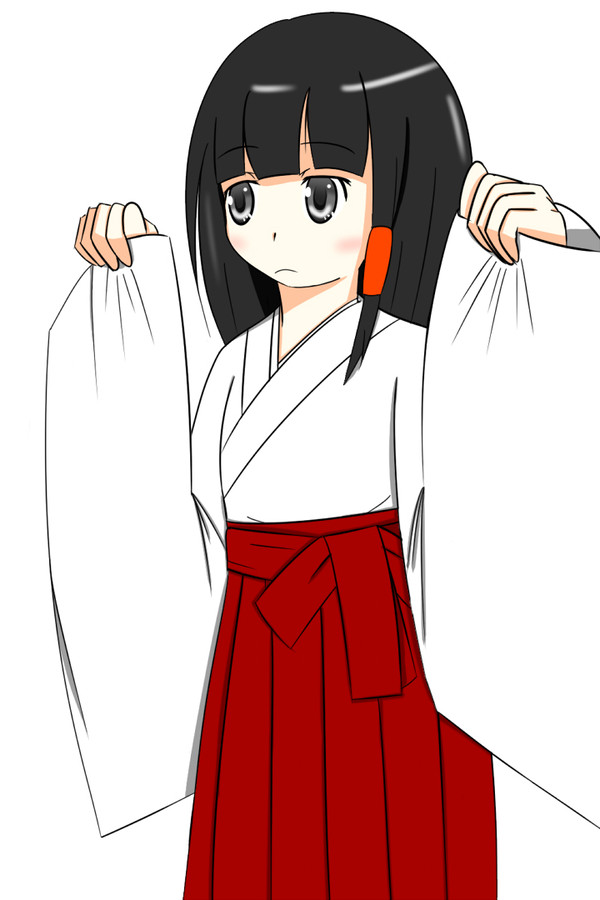 巫女さんだよ～