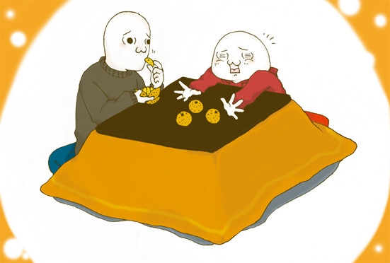 コタツ、解禁。