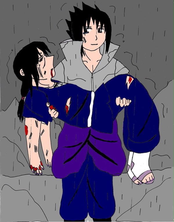 i'm here itachi