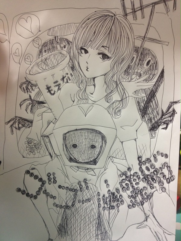 ゴーゴー幽霊船描いてみた