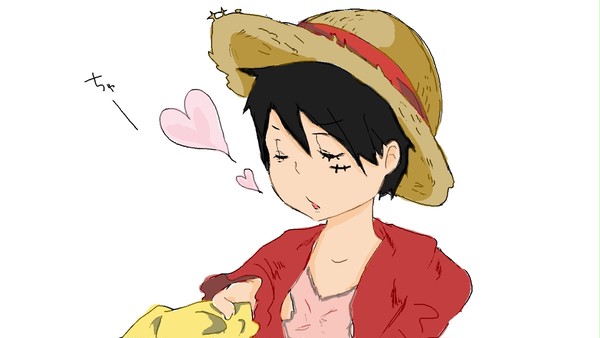ルフィ落書き