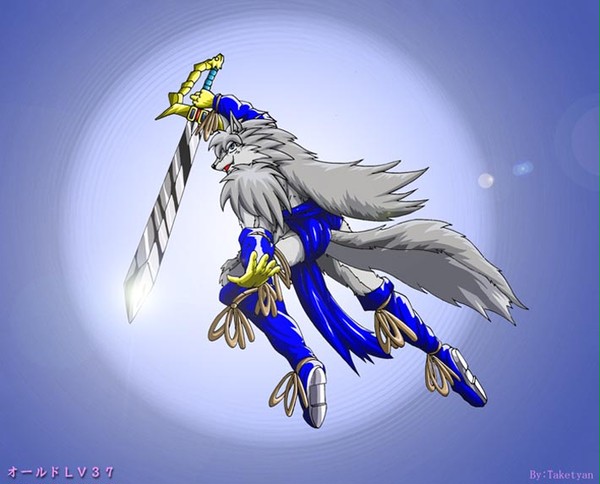 MF-CR（オールド）狼獣人剣士ＬＶ37（旧イラストログ）