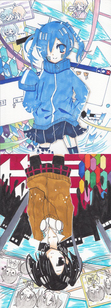 笑って