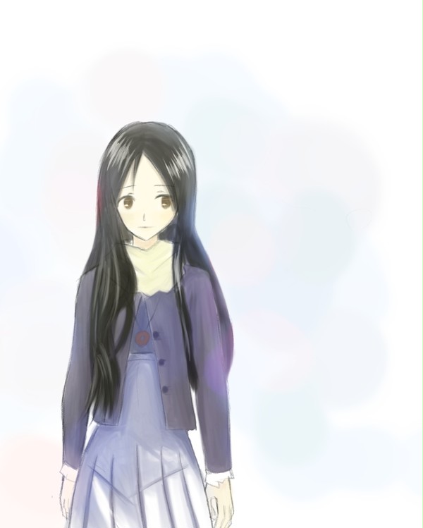黒髪ガール