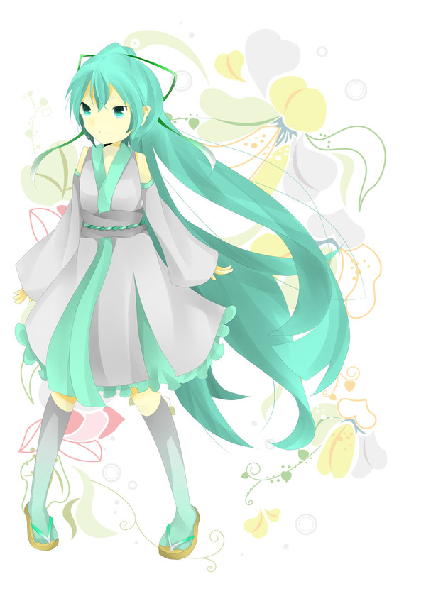 年賀状用初音ちゃん。