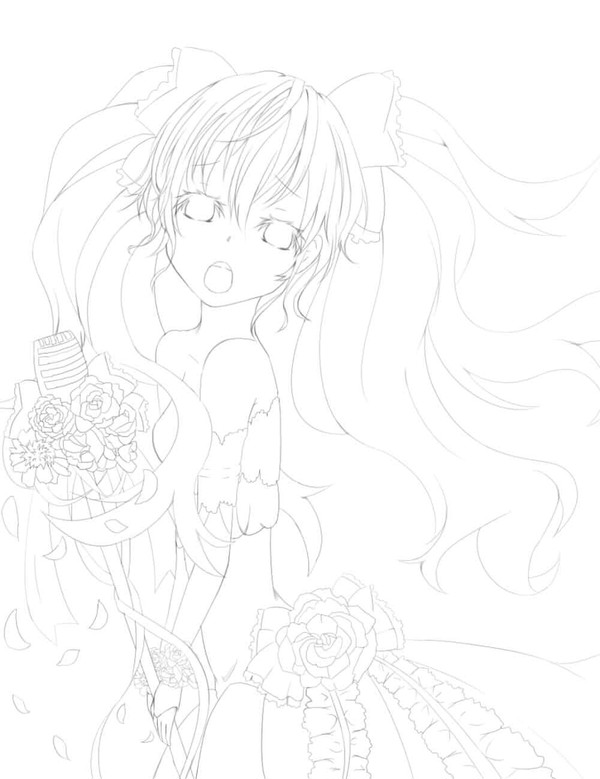 miku 線画