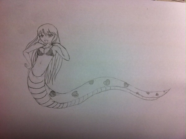 来年は巳年というわけで、オリジナルキャラを描いてみた
