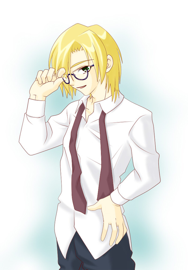 晶くんのメガネ姿