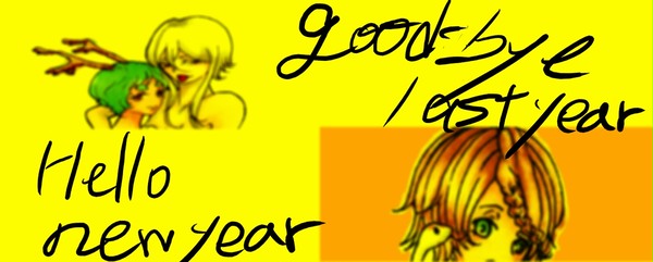 good-bye lastyear→hello newyear