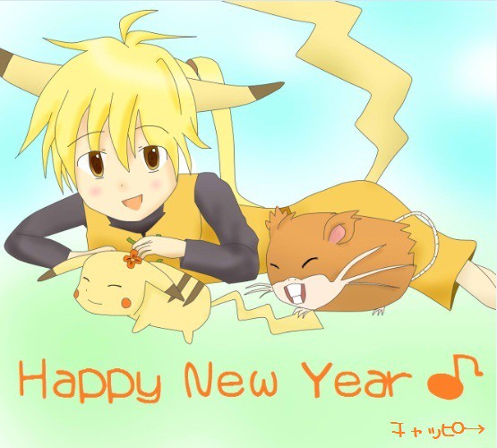 ぴかみみイエロー　２０１３年賀