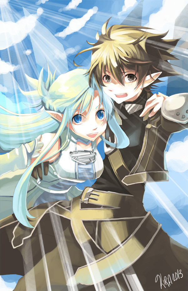 二人の空