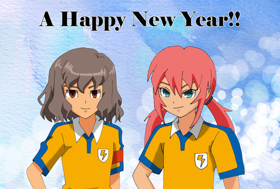 年賀状2013【イナイレGO・神童拓人＆霧野蘭丸】