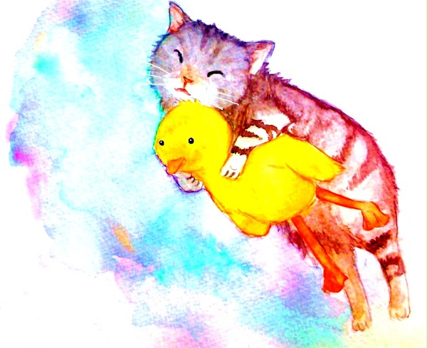 ねことひよこ